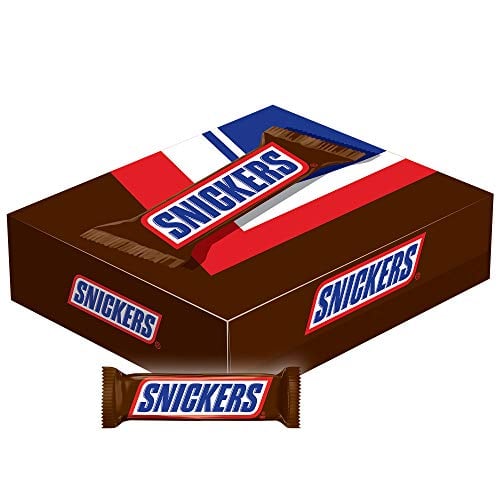 Book Cover Snickers Singles Size Chocolate Candy Bars 1.86-Ounce Bar 48-Count Box