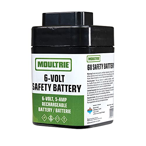 Book Cover Moultrie MFHP12406 6-Volt, 5-Amp Rechargeable Safety Battery,Multi
