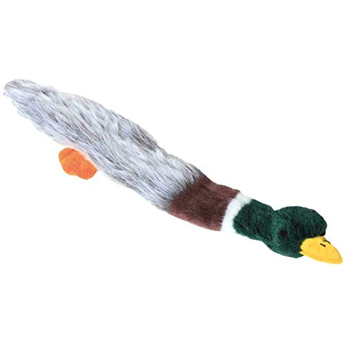 Book Cover Multipet 18-Inch Migrators-Empty Nesters Dog Toy with Squeakers without Stuffing, Mallard