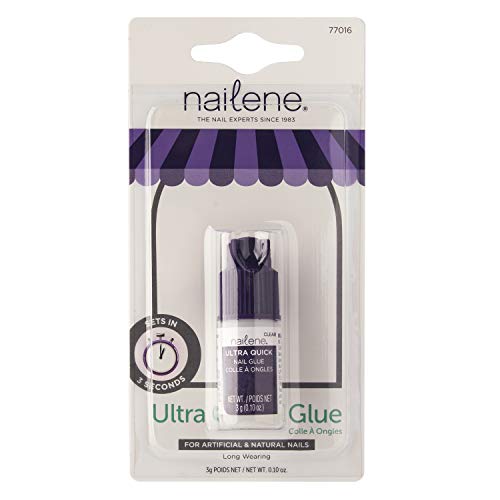 Book Cover Nailene Ultra-Quick Nail Glue Clear 3g
