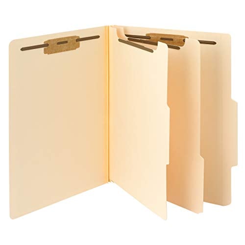 Book Cover Smead Classification File Folder, 2 Dividers, 2
