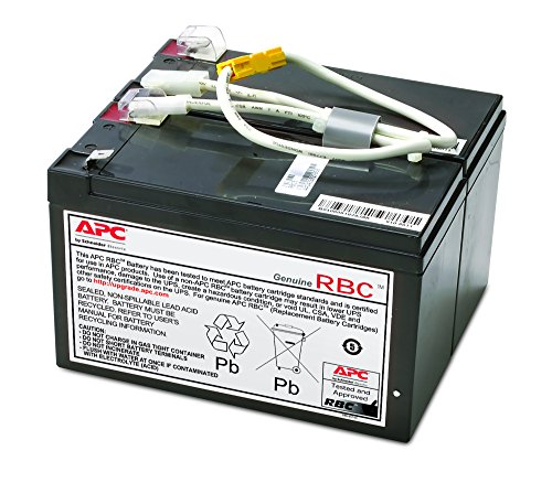 Book Cover APC UPS Battery Replacement for APC UPS Models BR1500LCD, BX1500LCD, BR1200G, BR1300LCD, BX1300LCD, BN1250LCD and Select Others (APCRBC109)