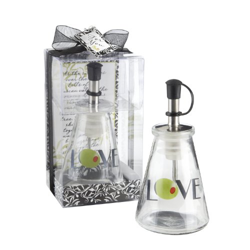 Book Cover Kateaspen Olive You! Glass LOVE Oil Bottle in Signature Tuscan Box