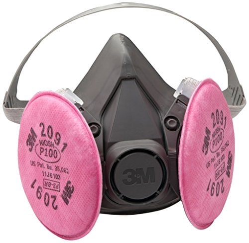 Book Cover 3M Half Facepiece Reusable Respirator Assembly 6391/07003(AAD), Large, P100 Respiratory Protection 051131070030