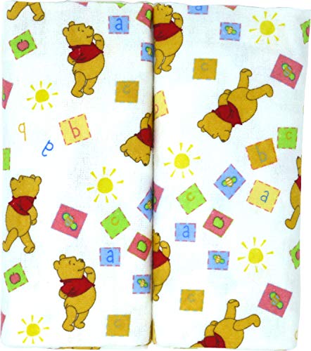 Book Cover Disney Winnie The Pooh Receiving Blankets - Blue Boy 2 Pack