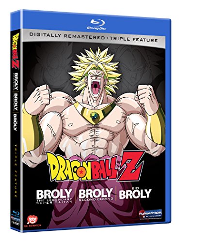 Book Cover Dragon Ball Z: Broly Triple Feature (Broly/Broly Second Coming/Bio-Broly) [Blu-ray]