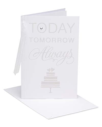Book Cover American Greetings Wedding Card (Today Tomorrow Always)