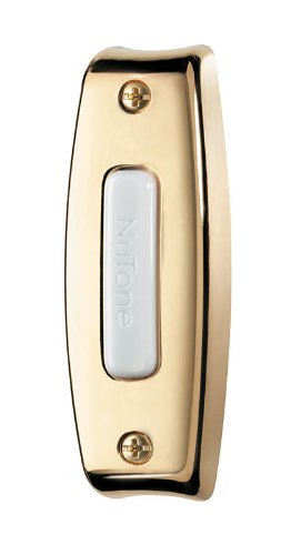 Book Cover Broan-NuTone PB7LPB Doorbell, Lighted Pushbutton for Home, 1