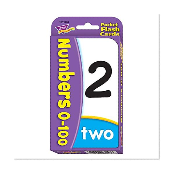 Book Cover Numbers 0-100 Pocket Flash Cards