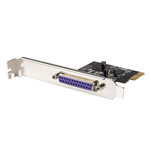 Book Cover StarTech.com 1 Port PCI Express Dual Profile Parallel Adapter Card - SPP/EPP/ECP - 2x DB25 IEEE 1284 PCIe Parallel Card (PEX1P)