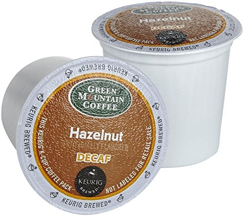 Book Cover Green Mountain Coffee Hazelnut Decaf K-Cups for Keurig Brewers - 18 K-Cups