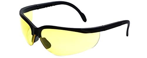 Book Cover LEDwholesalers UV Protection Adjustable Safety Glasses with Yellow Tint, 7821