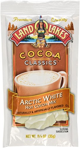 Book Cover Land O Lakes Cocoa Classic Arctic White Hot Cocoa Mix, 1.25 Ounce -- 12 Per Case.