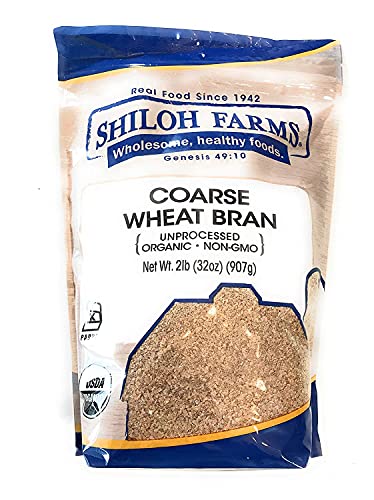 Book Cover Shiloh Farms - Organic Unprocessed Coarse Wheat Bran - 32 Ounce