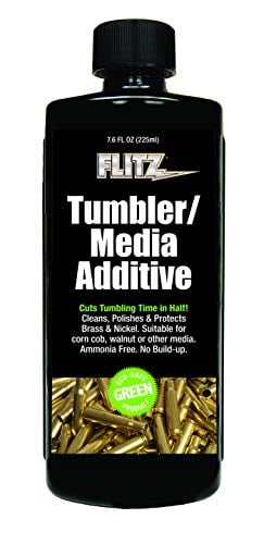 Book Cover Flitz TA 04885 Green Tumbler Media Additive, 7.6 oz. Bottle
