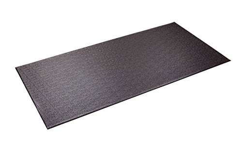 Book Cover Supermats Heavy Duty Equipment Mat 13GS Made in U.S.A. for Indoor Cycles Recumbent Bikes Upright Exercise Bikes and Steppers (2.5 Feet x 5 Feet) (30-Inch x 60-Inch) (76.2 cm x 152.4 cm) , Black
