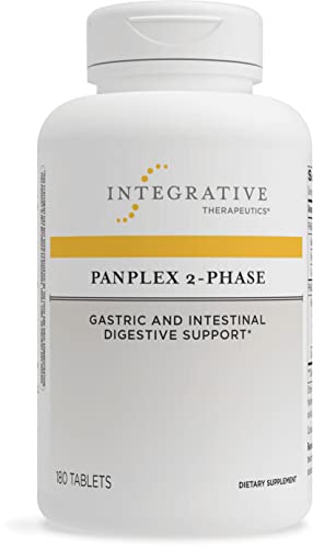 Book Cover Integrative Therapeutics Panplex 2-Phase - Stomach and Intestinal Tract Support Supplement with Digestive Enzymes with Pepsin and Betaine HCL* - 180 Tablets