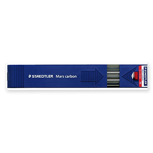 Book Cover Staedtler Mars Carbon 2H Plastic Lead (Pack of 12)