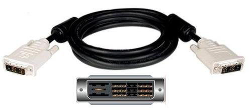 Book Cover Digital Video Interface Cable - DVI cable - DVI-D Single-link Male to DVI-D Single-link Male with Ferrites - 6 Foot