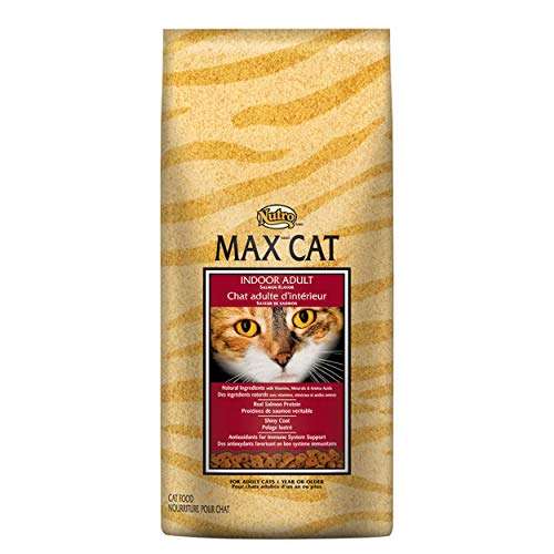 Book Cover DISCONTINUED BY MANUFACTURER:NUTRO MAX CAT Indoor Adult Salmon Flavor Dry Cat Food 6 Pounds