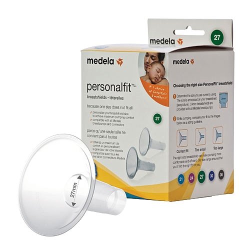 Book Cover Medela PersonalFit Breastshields (2), Size: Large (27mm) in Retail Packaging (Factory Sealed) #87074 (Original Version)