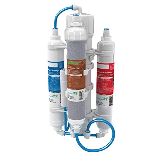 Book Cover Aquatic Life Buddie Four Stage Reverse Osmosis System with Colour Changing Mixed Bed Deionization Cartridge