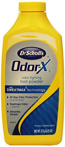 Book Cover Dr. Scholl's Odor X All Day Deodorant Powder-6.25 oz (Packaging May vary)