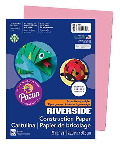 Book Cover Riverside 103591 Construction Paper, 76 lb, 0.4