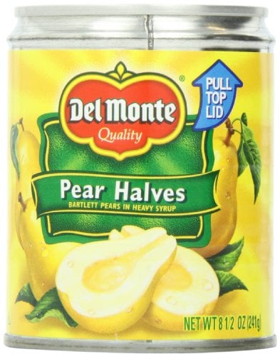 Book Cover Del Monte Pear Halves, 8.5-Ounce Packages (Pack of 12)