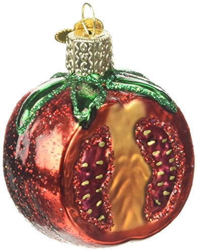 Book Cover Old World Christmas Garden Gifts Glass Blown Ornaments for Christmas Tree Tomato