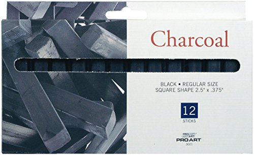 Book Cover PRO ART PRO-3021 Chalk Charcoal, 12 Stick Per Package
