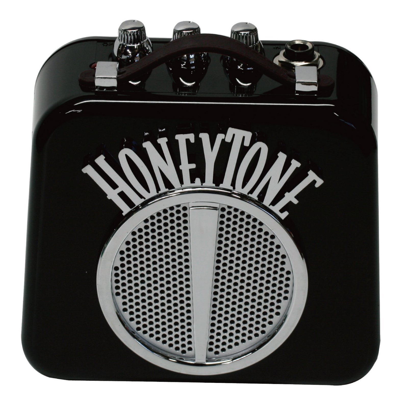 Book Cover Danelectro Honeytone N-10 Guitar Mini Amp, Black with belt clip