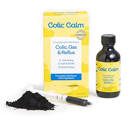 Book Cover Colic Calm Homeopathic Gripe Water - 2 Fl. Oz - Colic & Infant Gas Relief Drops - Helps Soothe Baby Gas, Colic, Upset Stomach, Reflux, Hiccups - Made in The USA - Safe, Gentle, Natural Gripe Water