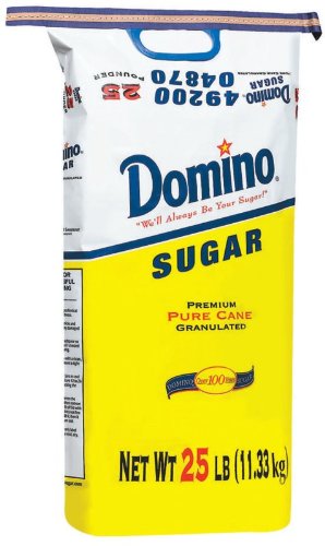 Book Cover Domino Sugar, Granulated, 25-Pound Bags