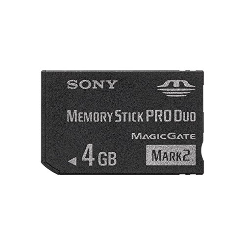 Book Cover Sony Memory Stick PRO Duo (Mark 2) Memory Card 4 GB 4GB 4 Gig for Digital Camera Sony Cybershot Cyber-Shot/Alpha Series