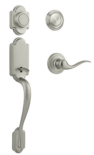 Book Cover Kwikset 802AN/968TNL-US15 Satin Nickel Arlington Dummy Handleset with Tustin Lever