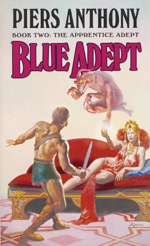 Book Cover Blue Adept (Apprentice Adept Book 2)