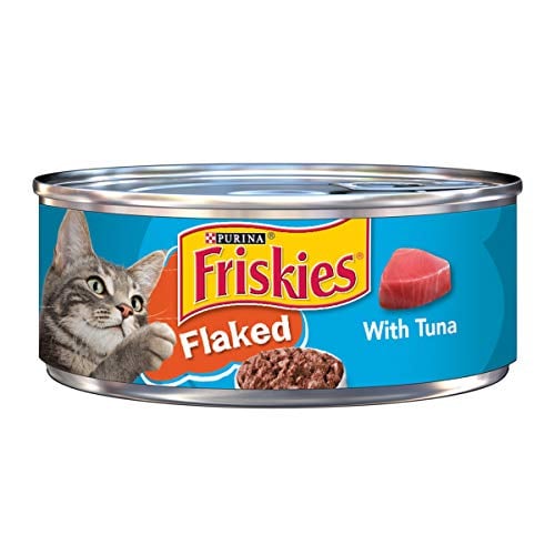 Book Cover Purina Friskies Wet Cat Food, Flaked With Tuna - (24) 5.5 oz. Cans