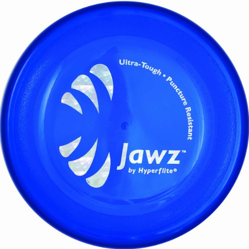 Book Cover Hyperflite Jawz Dog Flying Disc - World's Toughest Training Dog Toy. Best Competition Flying Disc Toy for Pets, Puncture Resistant - 8.75 Inch