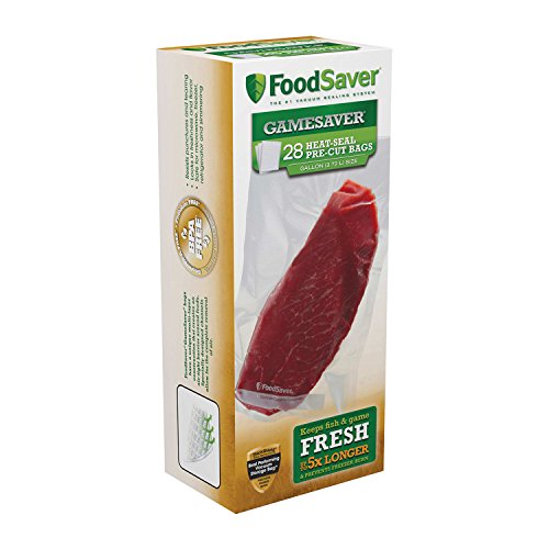 Book Cover FoodSaver 1-Gallon GameSaver Heat-Seal Pre-Cut Bags, 28 Count