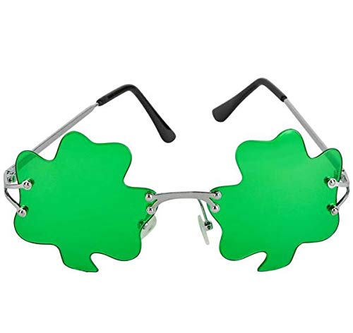 Book Cover Rhode Island Novelty St. Patcks Day Green Shamrock Ish Clover Sunglasses