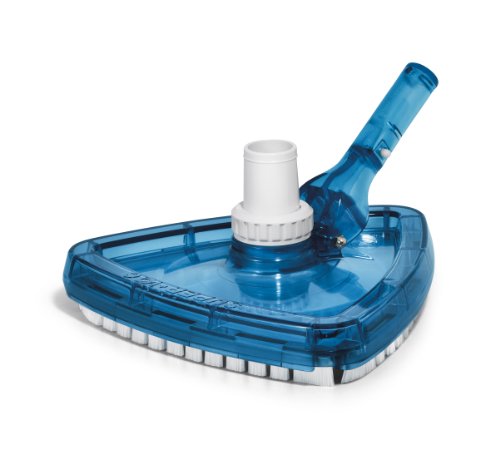 Book Cover Hayward SP1068 Triangular 3-Brush Pool Vacuum Head, 1-1/4-Inch and 1-1/2-Inch Swivel Hose Connections Included for All Pools