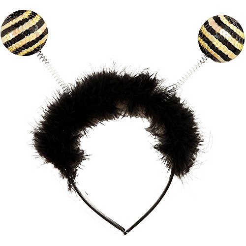 Book Cover FORUM Novelties Sequin Bumble Bee Antenna Costume Headband