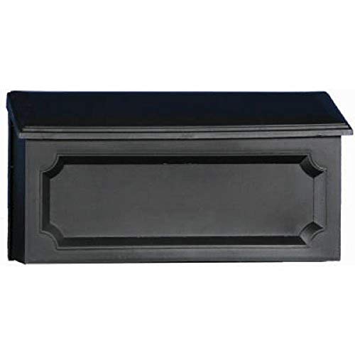 Book Cover Gibraltar Mailboxes WMH00B04 Wall-Mount Mailbox, Black, S