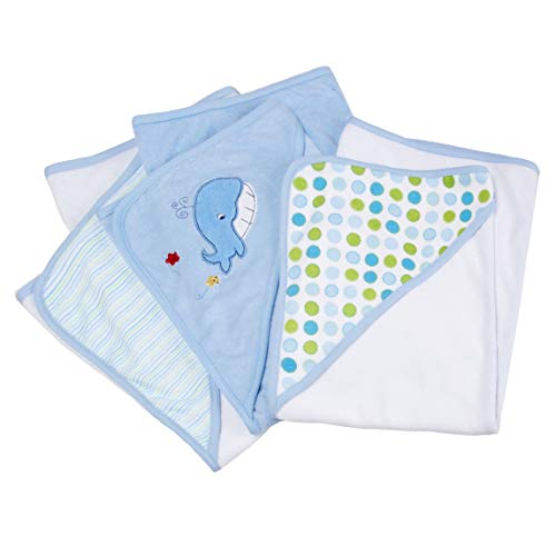 Book Cover Spasilk Baby 3 Pack Soft Terry Hooded Towel Set for Newborn Boys and Girls