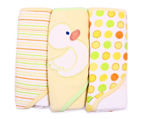 Book Cover Spasilk Baby 3 Pack Soft Terry Hooded Towel Set for Newborn Boys and Girls