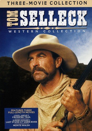 Book Cover Tom Selleck Western Collection (Monte Walsh / Last Stand at Saber River / Crossfire Trail)