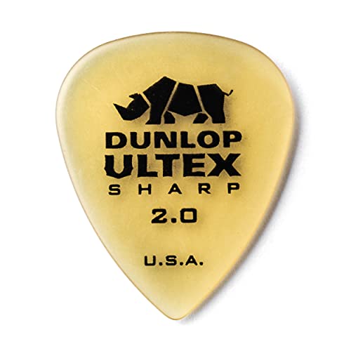 Book Cover Dunlop 433P2.0 UltexÂ® Sharp, 2.0mm, 6/Player's Pack