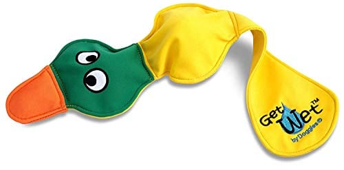 Book Cover Doggles Yellow Get Wet Duck Dog Toy