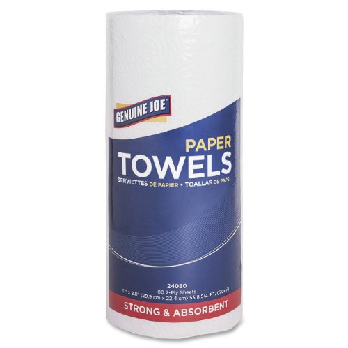 Book Cover Genuine Joe 2-Ply Household Roll Paper Towels (Pack of 30)